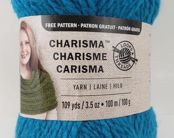 Loops & Threads Charisma # J22 "Electric Blue" Yarn