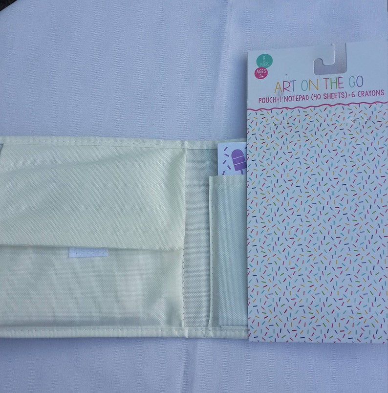 Drawing Kit With Crayons And Drawing Paper In A Pouch Take Your Art To Go Art On The Go