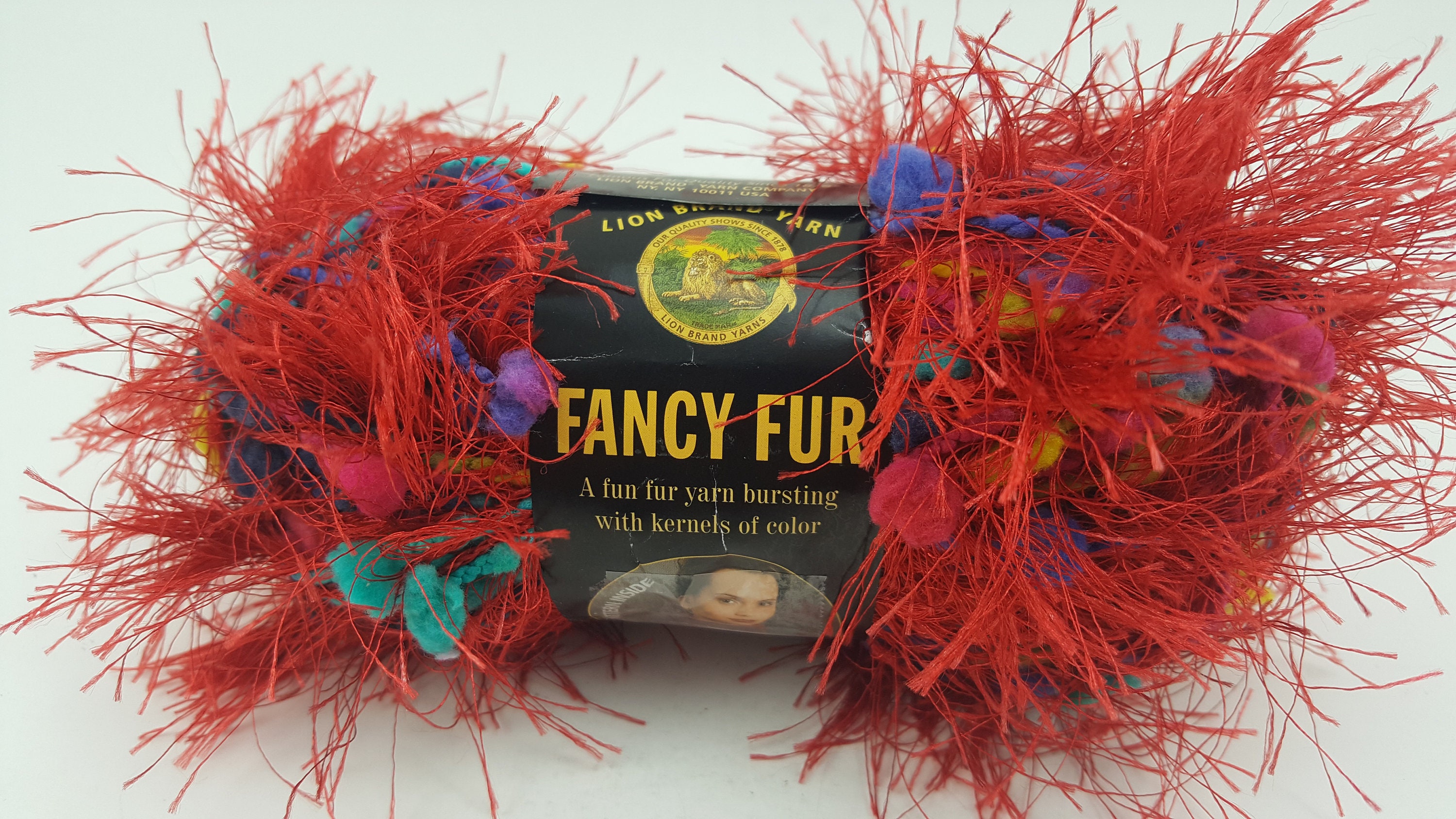【LION♡　超美品】SHE Tokyo★Elliy feather Lion Brand Fancy Fur # 213 
