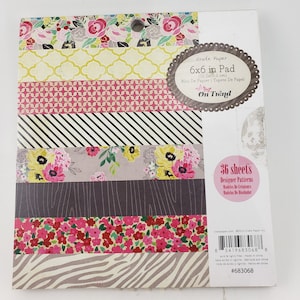 6x6 Scrapbook Paper Pad: Designer Patterns - 2 Packs