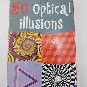Usborne 50 Optical Illusions-activiteitenkaarten - geopende doos