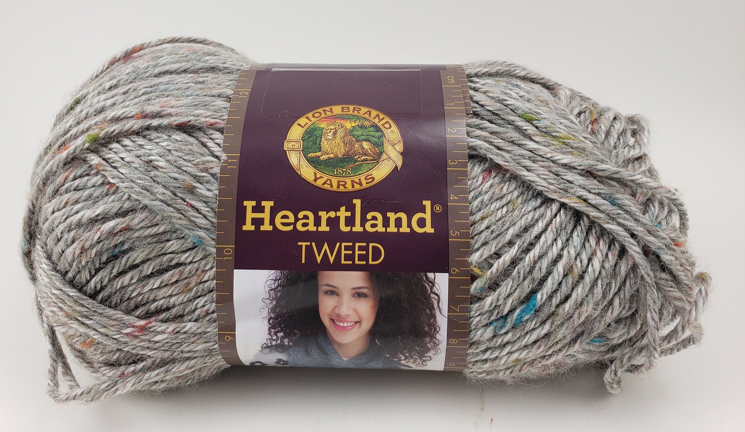 Lionbrand Heartland in Yosemite Color, Terracotta Yarn, Yosemite