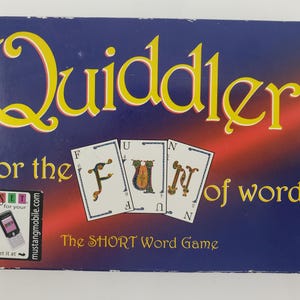Quiddler ショートワードカードゲーム - 中古