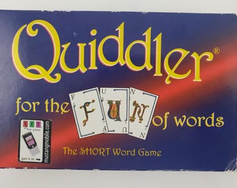 Quiddler Short Word Card Game - Pre-Owned