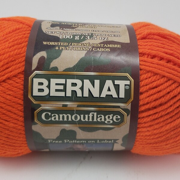 Bernat Camouflage Yarn Etsy
