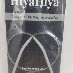 HiyaHiya Designers' Size 17" Circular Stainless Steel Knitting Needles