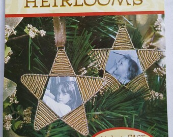Beaded Heirlooms Star Shape Frames Ornaments # 6753