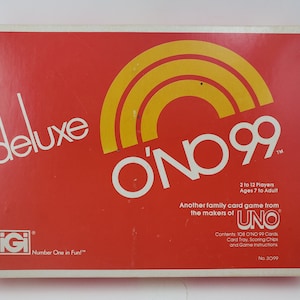 Vintage IGI Deluxe 1982 O'NO 99 Kartenspiel - Pre Owned