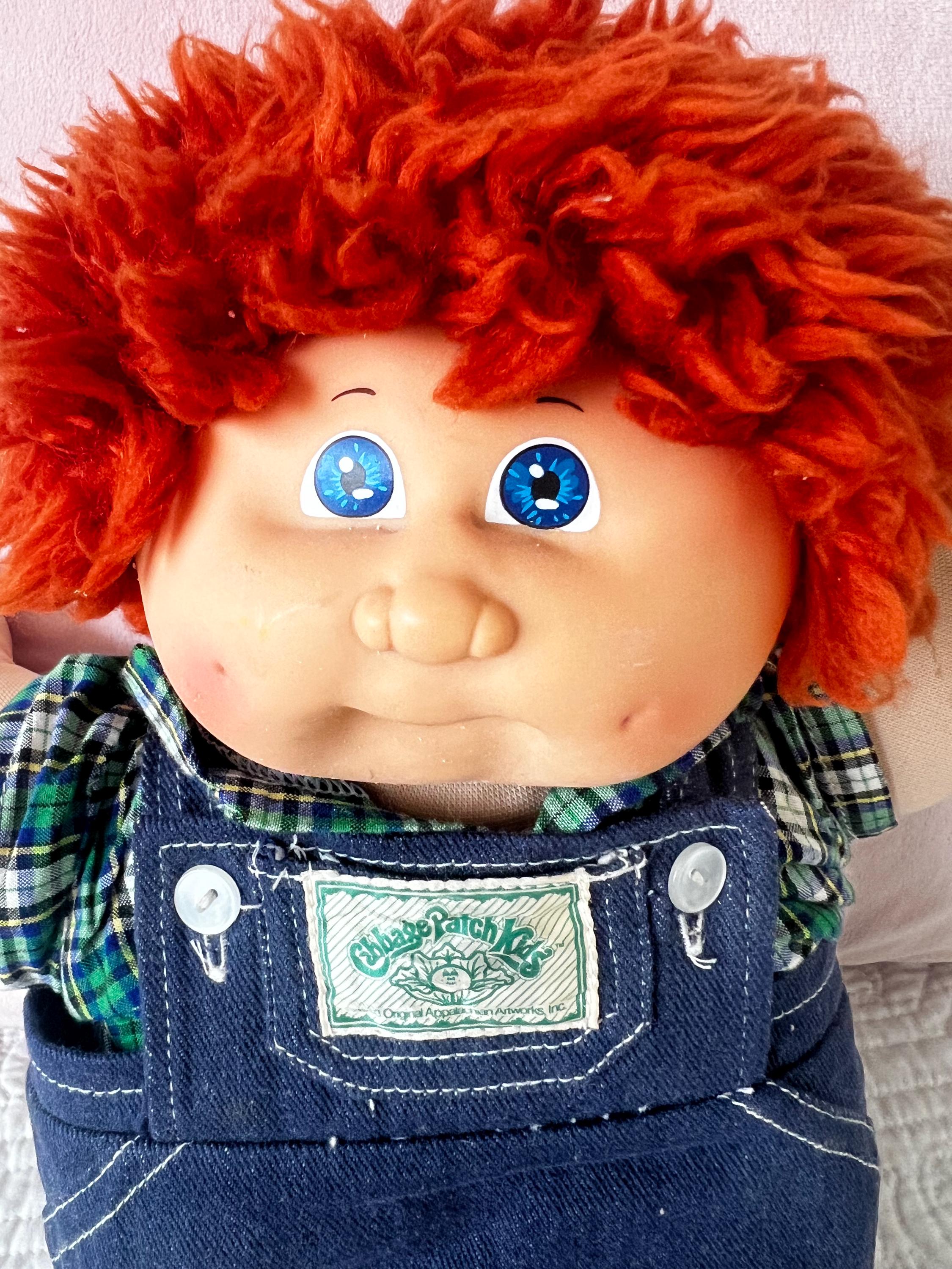 Curly Hair Cabbage Patch Kid Boy Red Hair Vintage Cabbage Patch