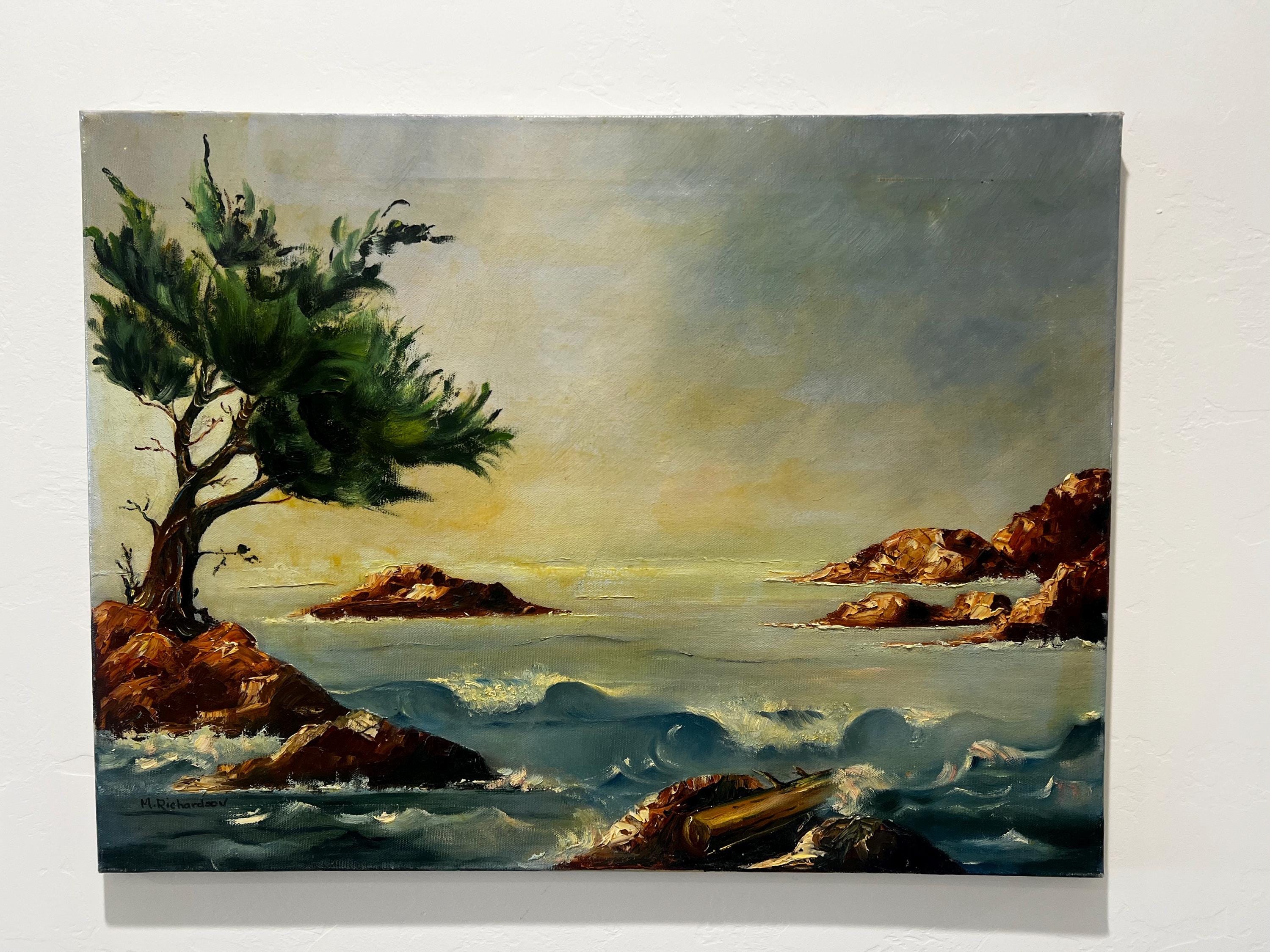 70s Ocean Painting - Etsy