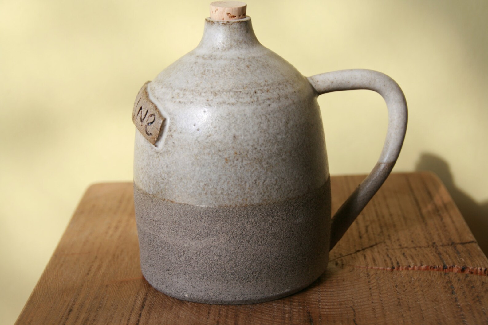 Ceramic Olive Oil Cruet Pottery Olive Oil Dispenser Etsy