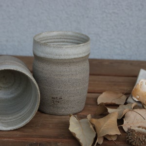 Set of two coffee mugs, pottery coffee mugs, stoneware mug set, rustic coffee mug, coffee mug set, ceramic tea mug, ceramic tea cup image 3