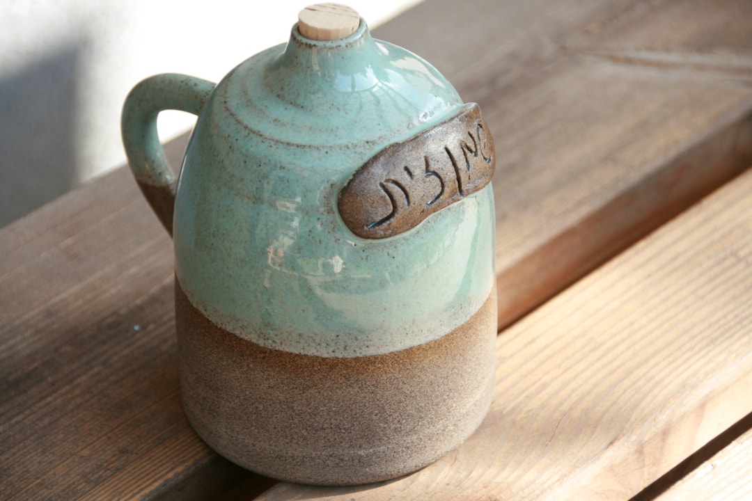 Ceramic Olive Oil Cruet Pottery Olive Oil Dispenser Etsy