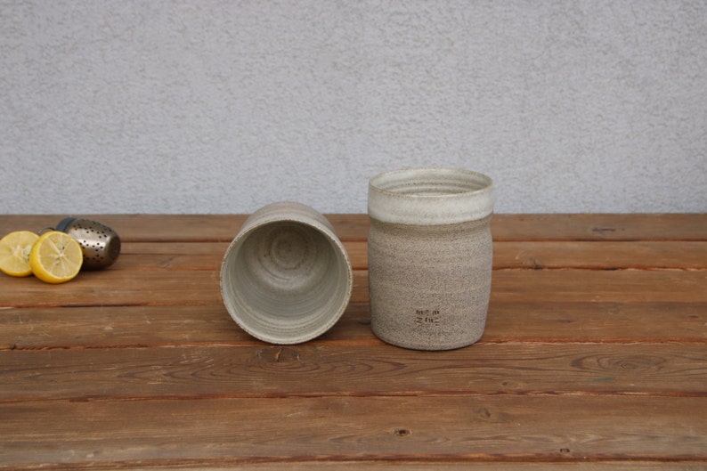 Set of two coffee mugs, pottery coffee mugs, stoneware mug set, rustic coffee mug, coffee mug set, ceramic tea mug, ceramic tea cup image 6