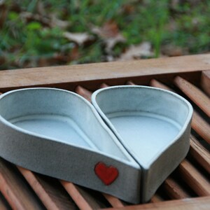 Pottery serving dishes heart shape serving plates ceramic tableware wedding gift image 3