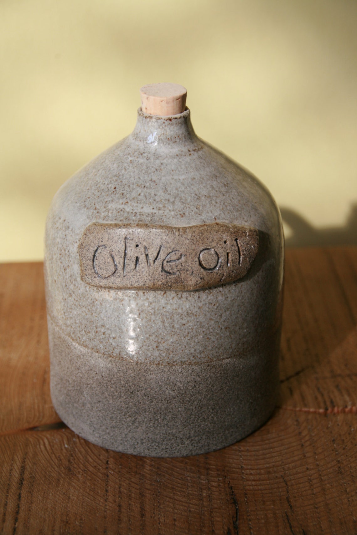 Ceramic Olive Oil Cruet Pottery Olive Oil Dispenser Etsy