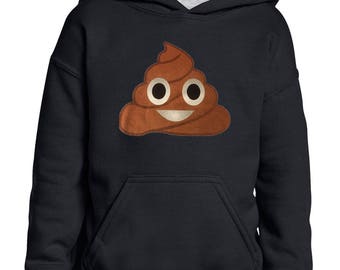 Poop Emoji Kids Hoodie Poop FUNNY SMILING POOP