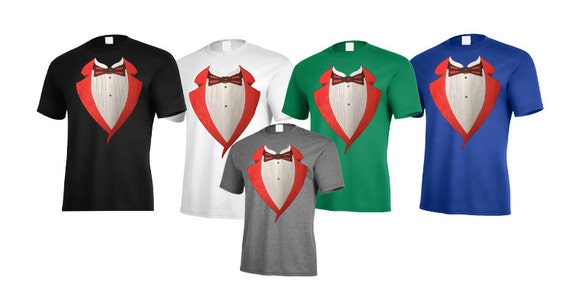 Red Tuxedo With Green Collar Halloween Costume T-Shirt Red Tuxedo With Green Collar Halloween Costume T-Shirt