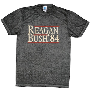 レーガン・ブッシュ &#39;84-Tシャツ レトロクラシック アソートカラー 大人サイズ S-3XL 80年代マスト