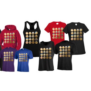 絵文字の顔がかっこいいTシャツ、タンクトップ、その他レディースとメンズ