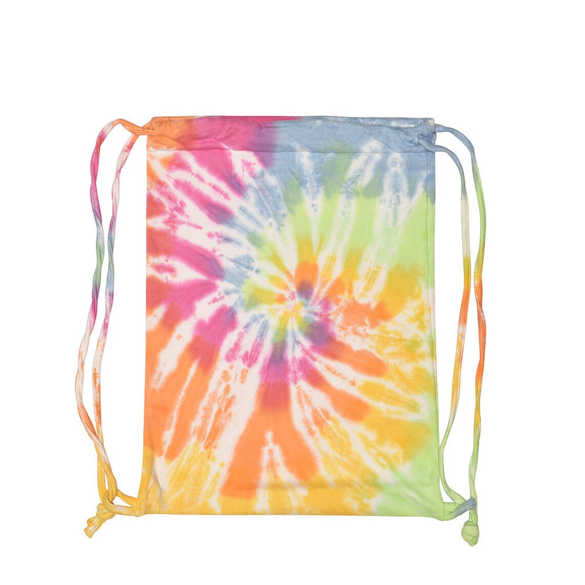 Tie Dye String Bag Dye Neon Bright Colors Fun New Cool Bags. - Etsy