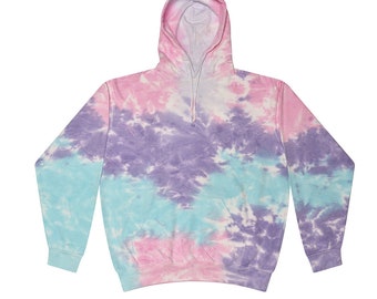 Tie Dye hoodie Neon Bright Colors Fun New Pullover Hoodies  Size  Xs 2-4 TO L14-16 Unisex ADULT SIZE S-3XL
