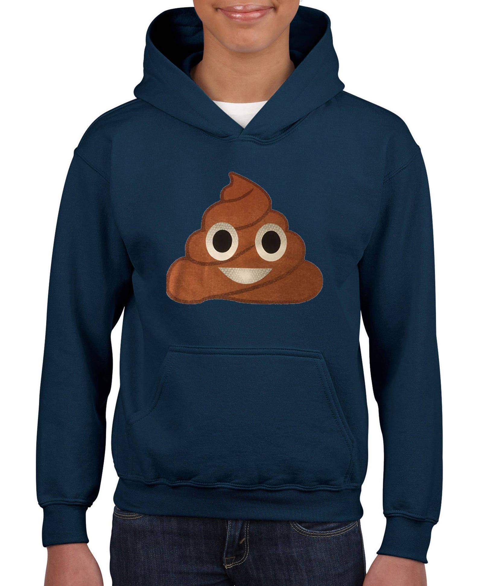 Poop Emoji Kids Hoodie Poop FUNNY SMILING POOP Etsy