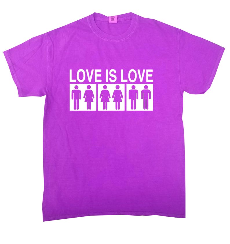 Love is Love T Shirt Assorted Colors Tie Dye Raglan Tee Etsy