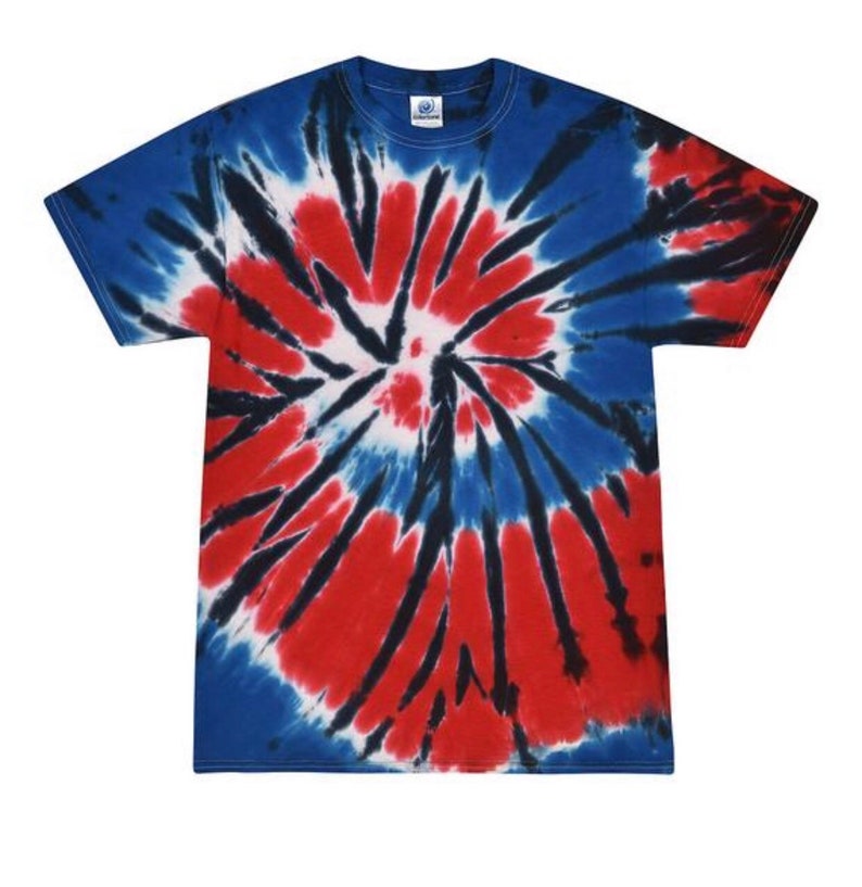 4th of July USA Flag Tie Dye T-shirt Tie Dye Flag Print - Etsy
