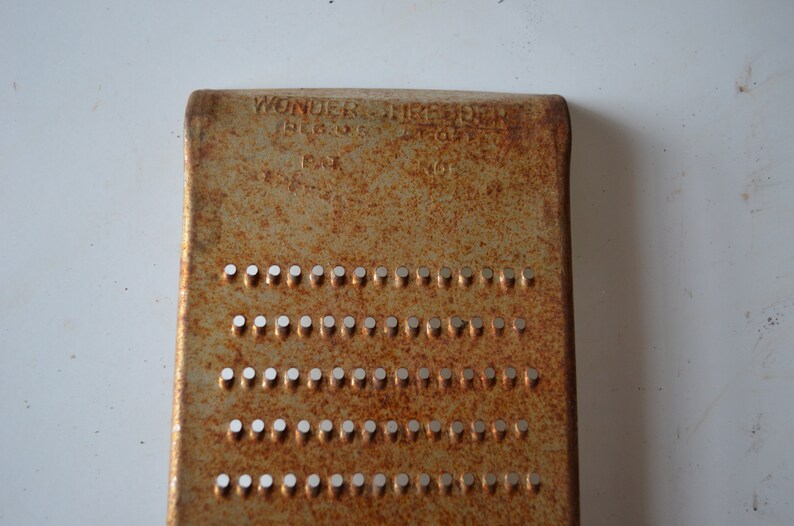 Vintage Wonder Rusty Cheese Grater Etsy