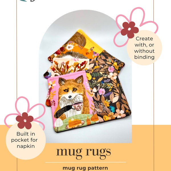 Mug Rug With Pocket Etsy