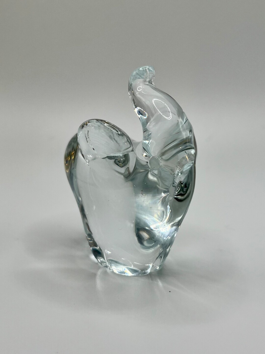 Vintage Glass Animals Elephant Pig Penguin Signed by Etsy