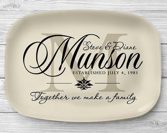 personalized serving platter etsy