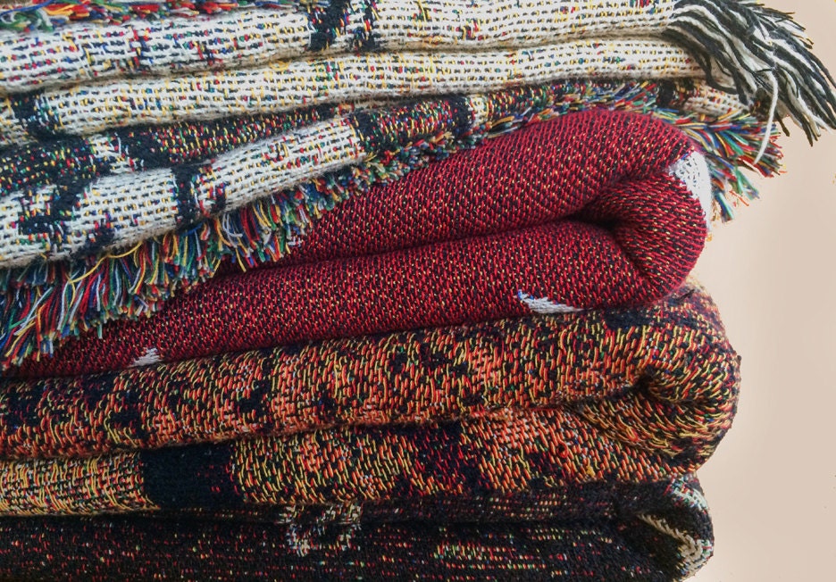 Personalized Woven Wedding Throw Blanket Wedding Keepsake Etsy