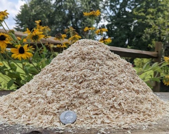 FREE SHIPPING 1.5 pound's of Fresh Natural Very Aromatic Pine Sawdust. Kiln Dried. Chemical Free.
