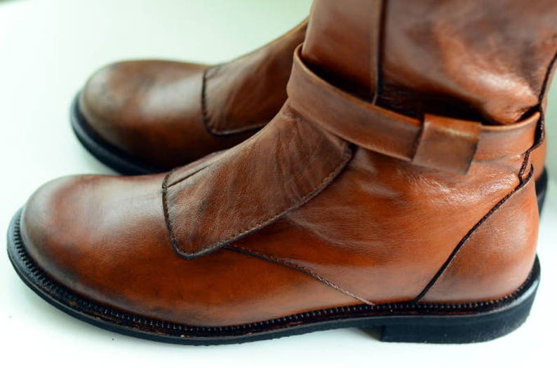 Obi-Wan Kenobi Old Ben leather boots / Made to | Etsy