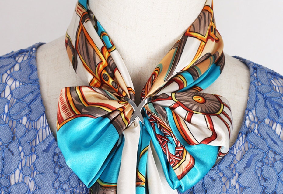 Scarf ring Timeless ring Vintage style ring Smooth Scarf Etsy