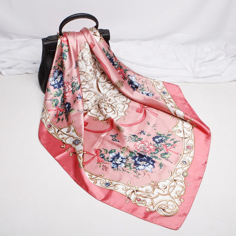 Women's Scarf Vintage style scarf Bohemian scarf Square Etsy