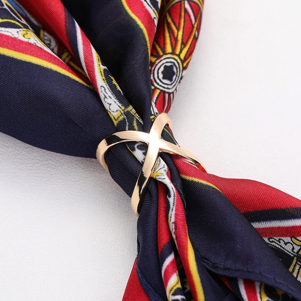 Scarf ring Gold Timeless ring Smooth Scarf Ring Jewellery Etsy