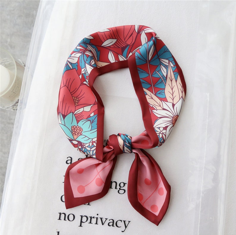 Women's Scarf Small scarf Necktie Wedding anniversary Etsy