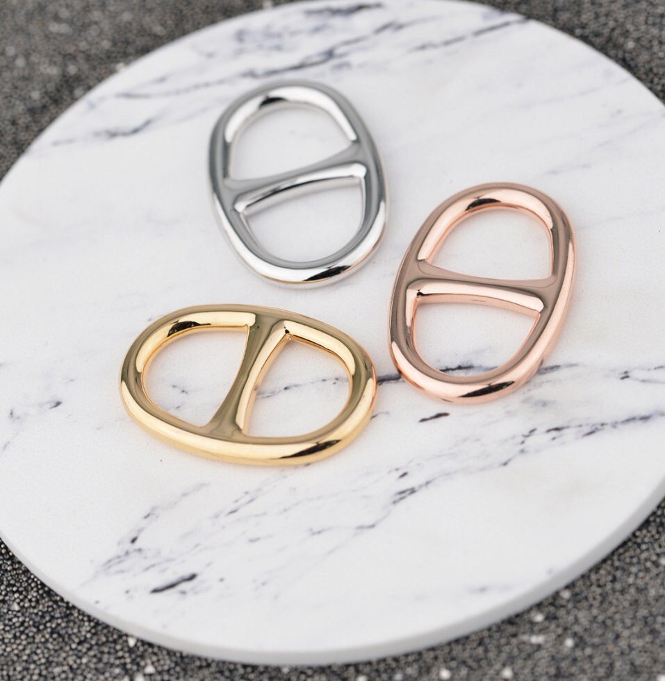 Small scarf ring Vintage style Smooth Scarf Ring Scarf Etsy