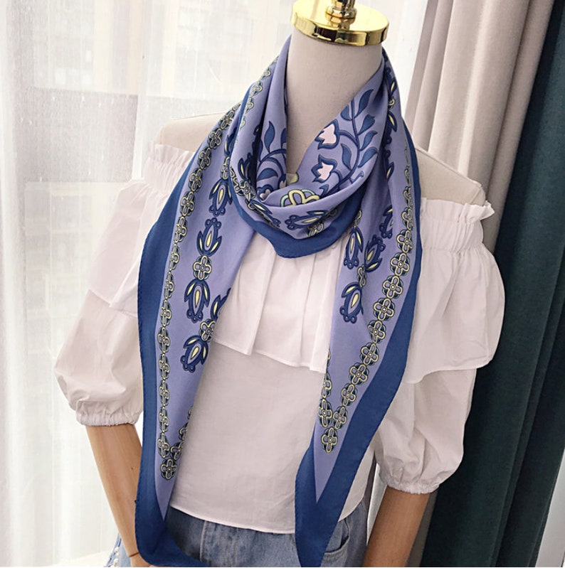 Women's Scarf Decorative scarf silk scarves Gifts for Etsy