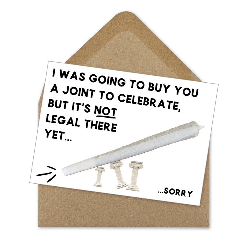 stoner printable card birthday card stoner gift 420 card etsy