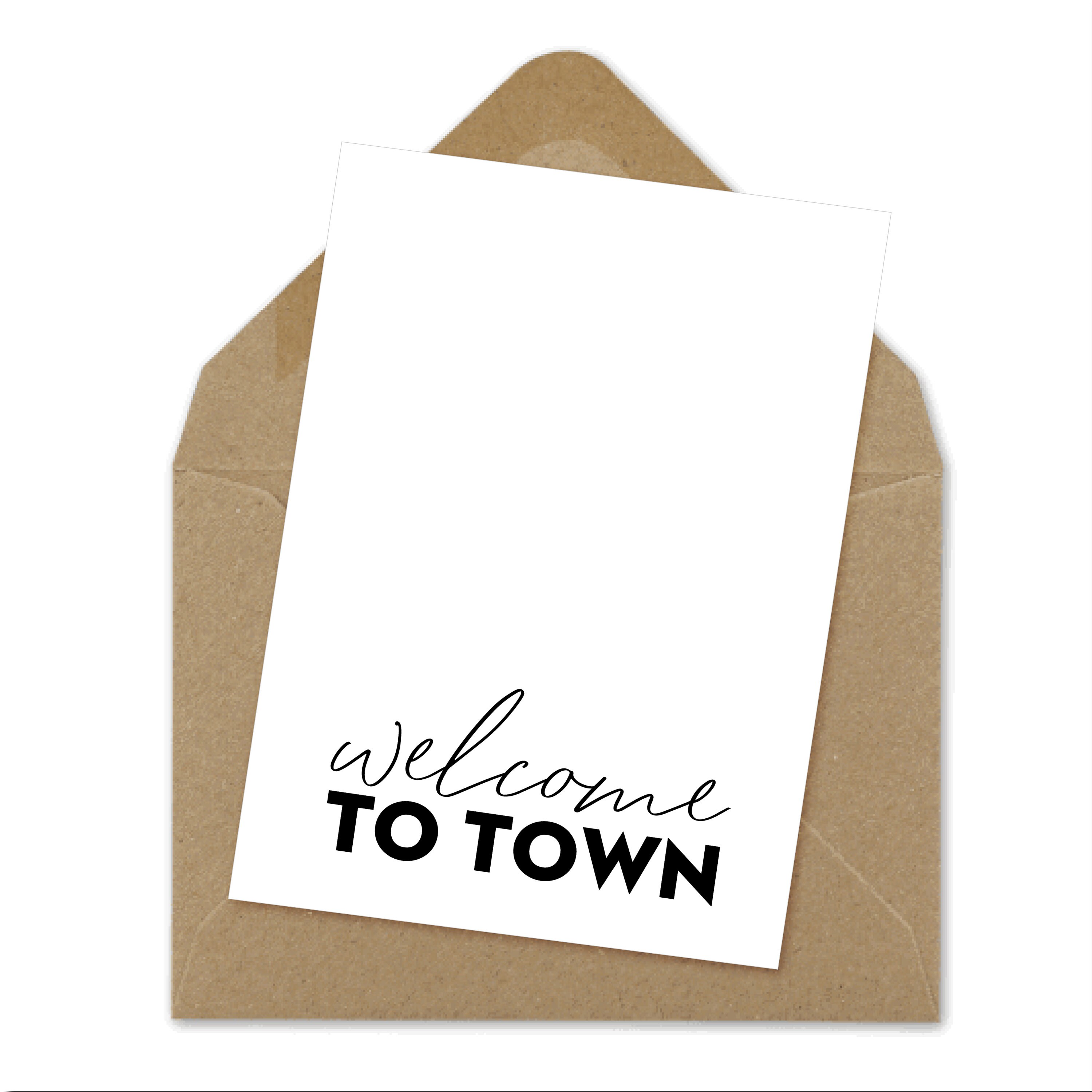 Welcome to Town Printable Card Neighbor Card Neighborhood - Etsy Welcome to Town Printable Card Neighbor Card Neighborhood - Etsy
