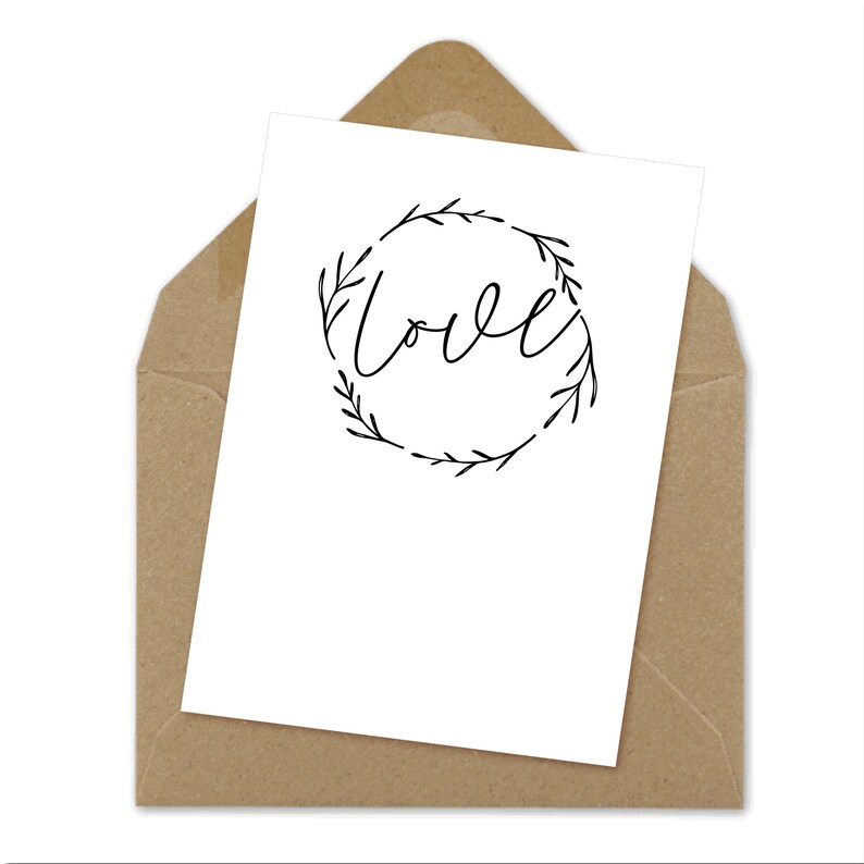 Love Printable Card - Etsy