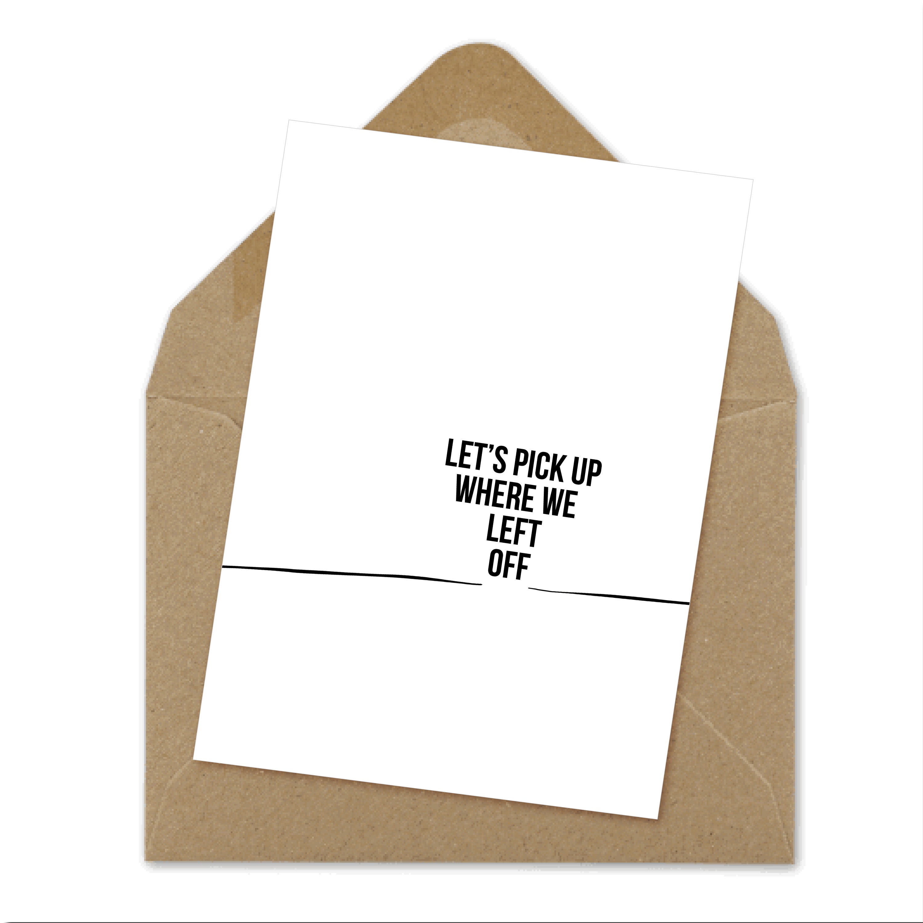 Let's Pick up Where We Left off Printable Card Etsy