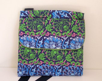 Floral Bag with adjustable strap