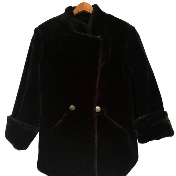 Faux Fur Stern and Manns Coat - Etsy