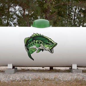 Vinyl Propan Tank Aufkleber