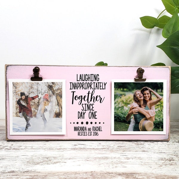 Then and Now Picture Frame Etsy